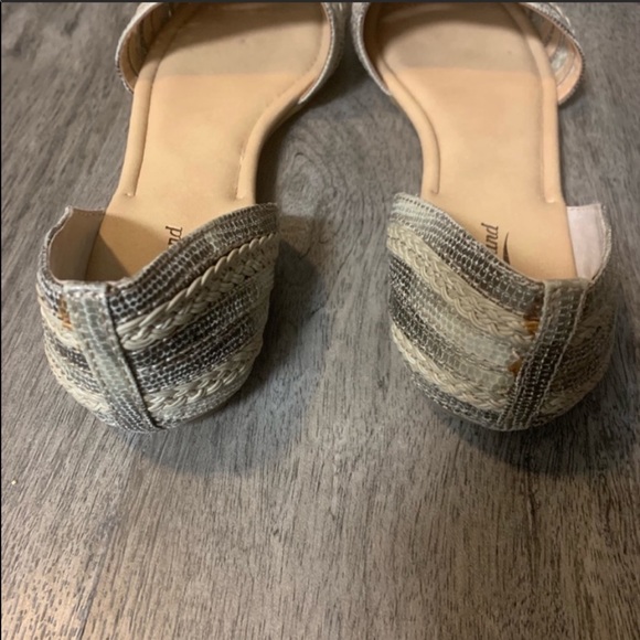 Lucky brand faux snakeskin pointed toe flats - Picture 7 of 8